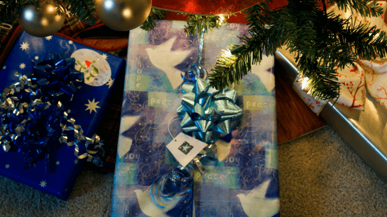 gifts under a christmas tree