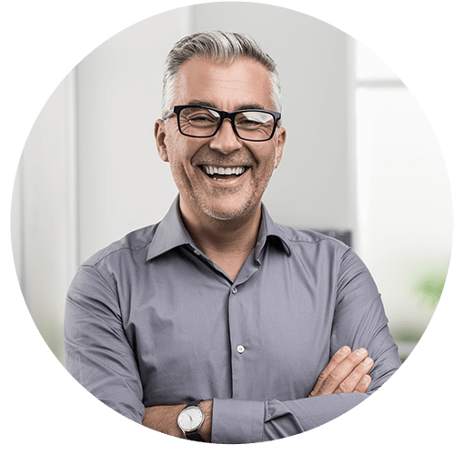 Man smiling
