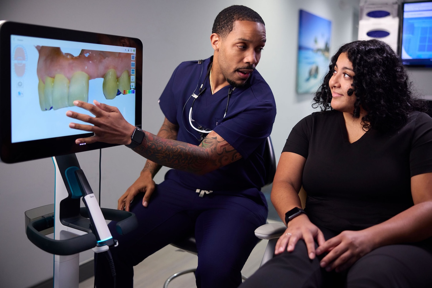 carolinasdentist comparing tooth extraction or root canal with an exam