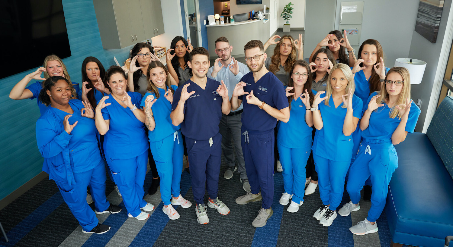 Team picture of CarolinasDentist at The Pointe in southern Wilmington, NC