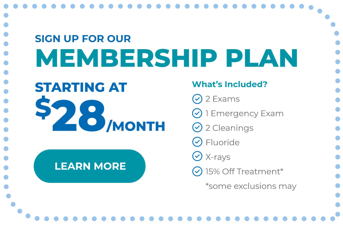 Dental Membership Plan