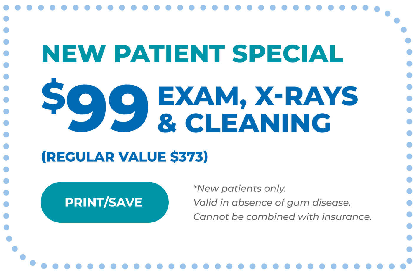 new patient specials