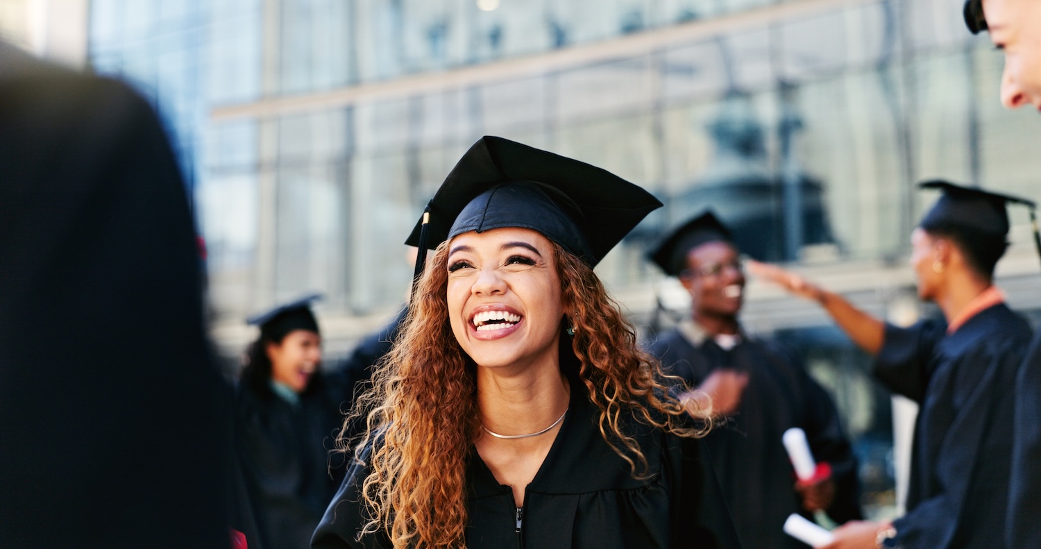 graduation photos smile