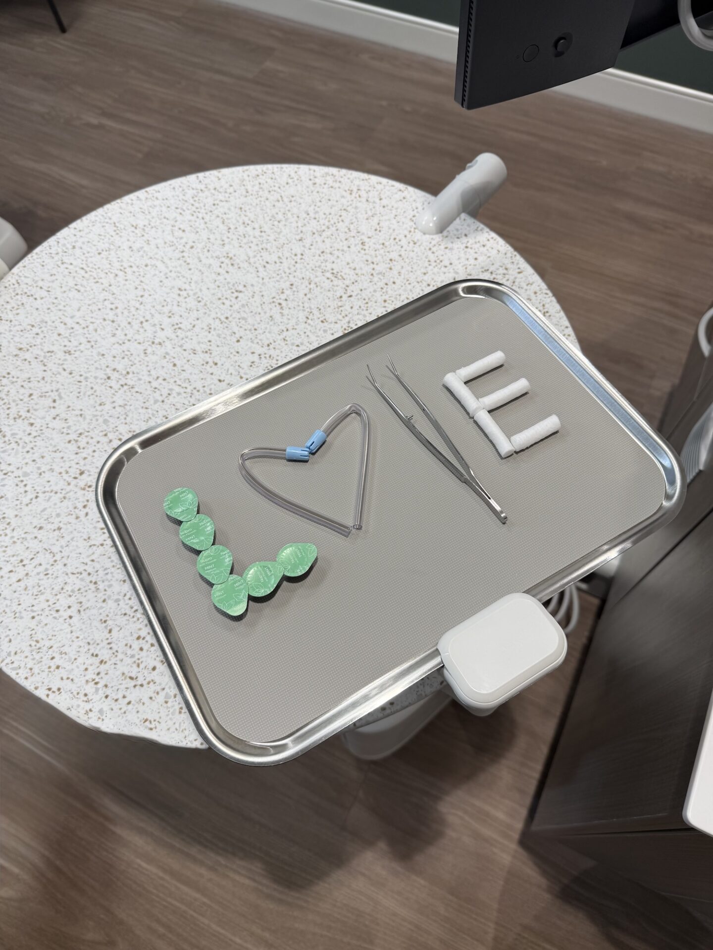 overall health heart health dental health oral health link, dental materials spelling out word love